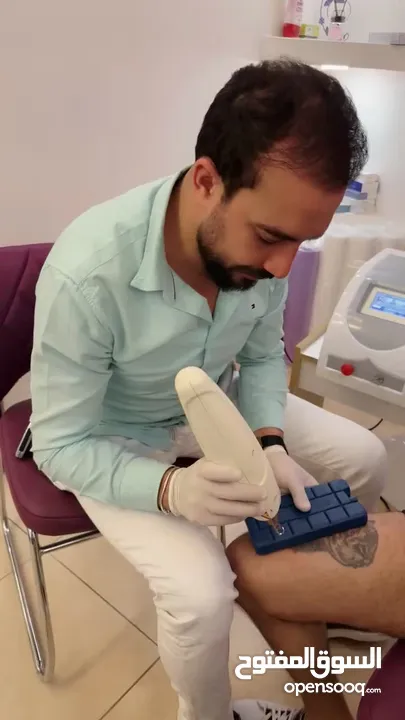 جهاز ازالة وشم وتشقير شعر وليزر كربوني