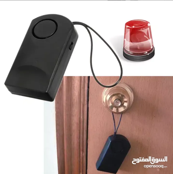 منبه سرقة حساس للاهتزاز مناسب للبيت في حالة السفر@15 JD