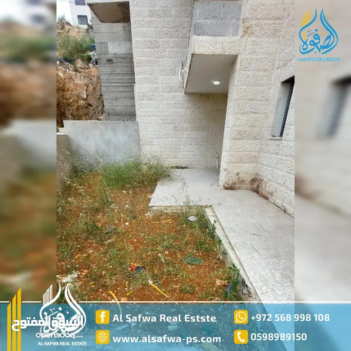 شقه جديدة ارضيه مع حديقة  للبيع  -  المصايف