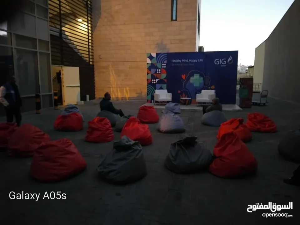 بفات beanbags للايجار اليومي /  beanbags rental / توصيل داخل عمان الغربية بدون مقابل ، free delivery