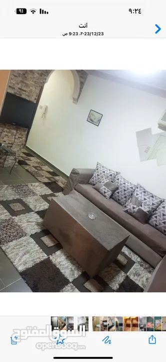 استوديو مفروش للإيجار الجامعه الاردنيه بسعر مغري