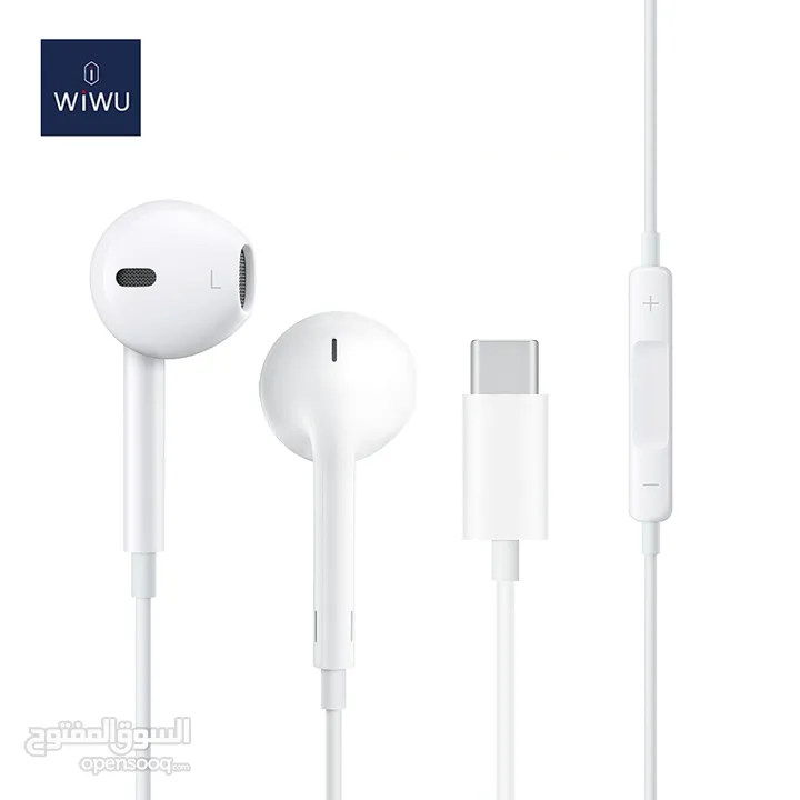 WiWU Lightning earbuds 303 Type C  -NEW -MEAGByte