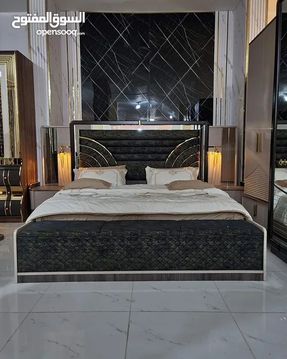 اجمل غرف النوم التركيه عمل محلي خشب ماليزي