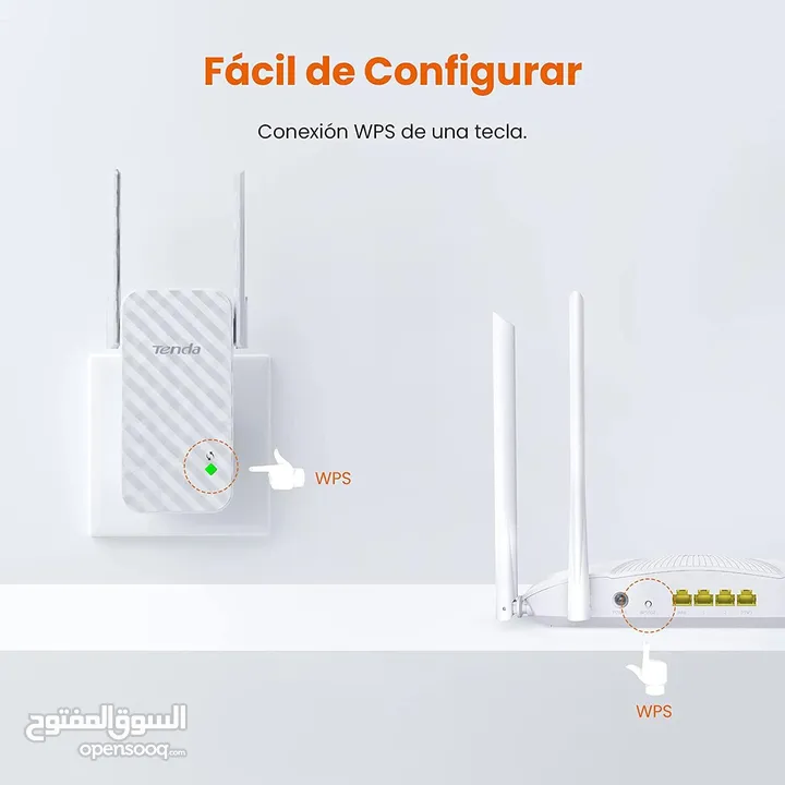 موسع انترنت شبكات انترنت وايرلس تيندا  Tenda A9 Extender For internet connection