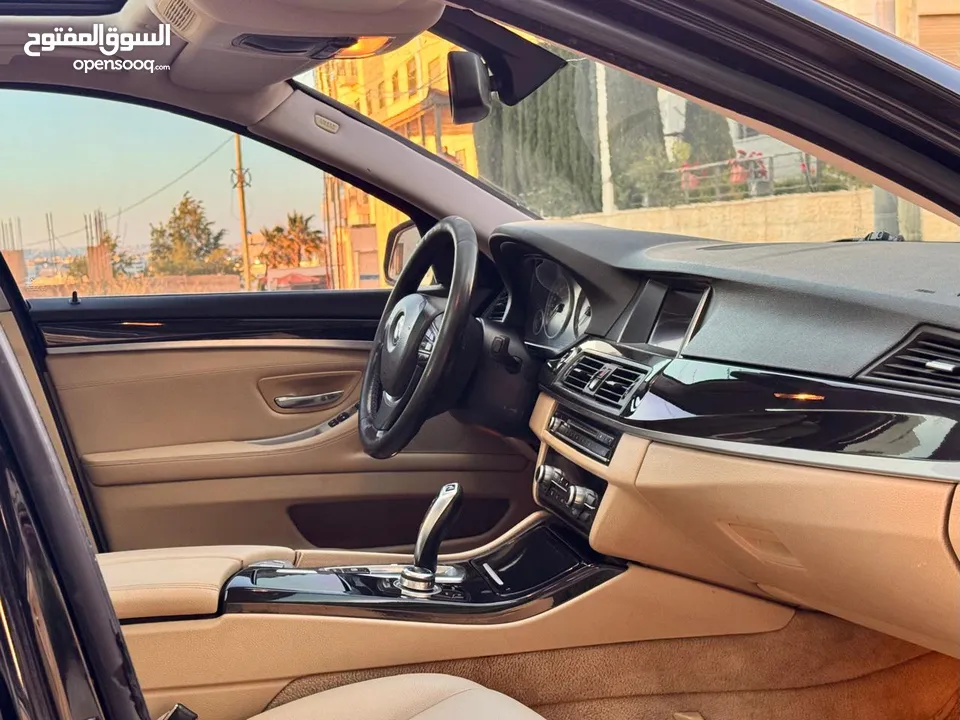 للبيع او البدل ع اقل سعر.  BMW 528i فحص كامل موديل 2014