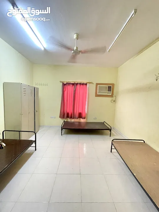 Staff accommodation in Rumais-32 semi furnished Rooms-30 Toilets!!