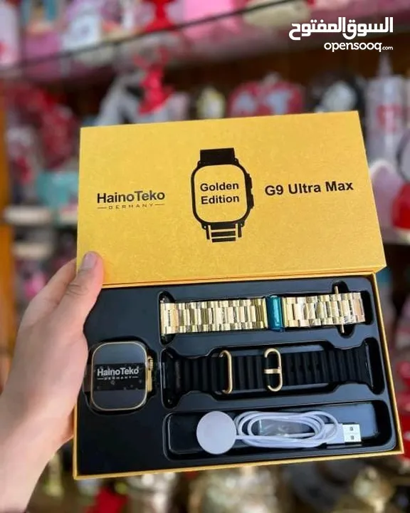 Haino teko G9 Ultra Max Smart Watch (Golden Edition)