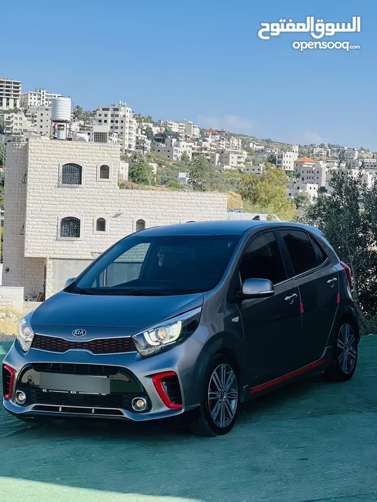 Kia Picanto GTline  امكانية البيع دفعة وشيكات  خدمة التوصيل متوفرة