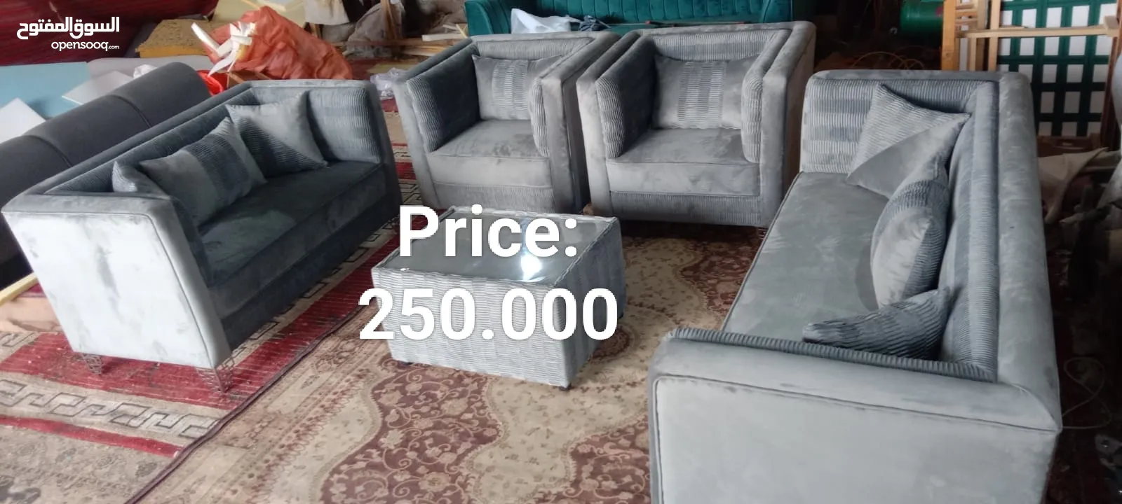 Sofa Set 6 Seater L Shape ( 3+2+1+1)