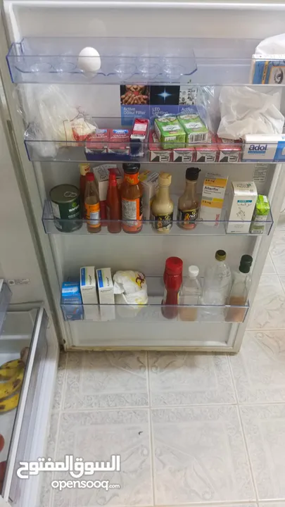 ثلاجه بيكو 408لتر بحاله الجديد