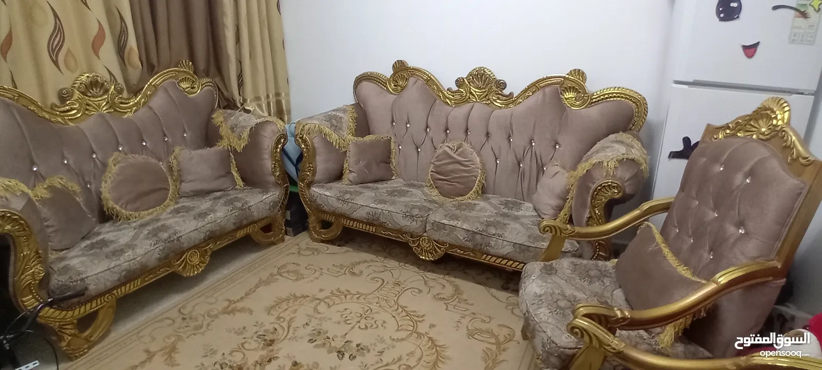 طقم كنب مصري 7 مقاعد