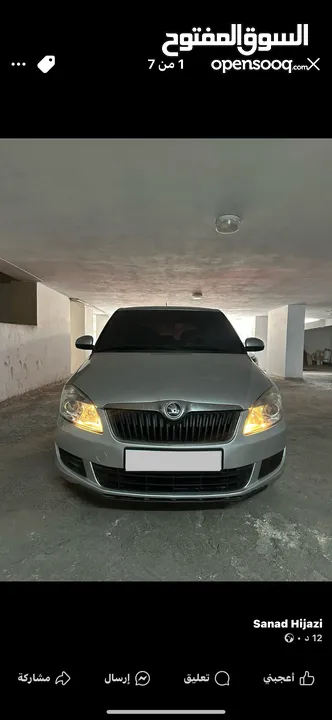 سكودا فابيا 2014 مطور 1200 تيربو جير عادي