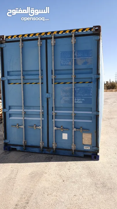 حاويات فارغه مستعمله ( كونتينر ) مجمركه للبيع  في عمان