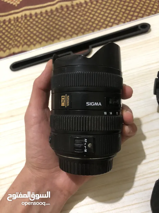 كاميرا Canon 600D مع ثلاث عدسات وشنتة