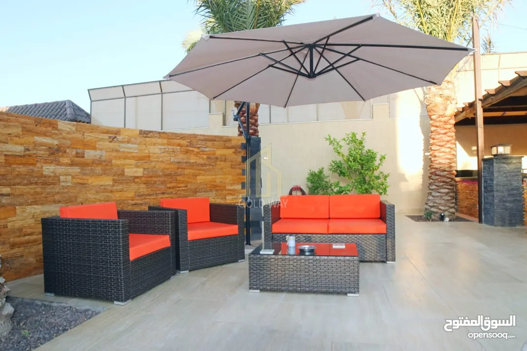 شالية مميز للبيع 215م مفروش بالكامل في أجمل مناطق الشونة الجنوبية / ref 6081