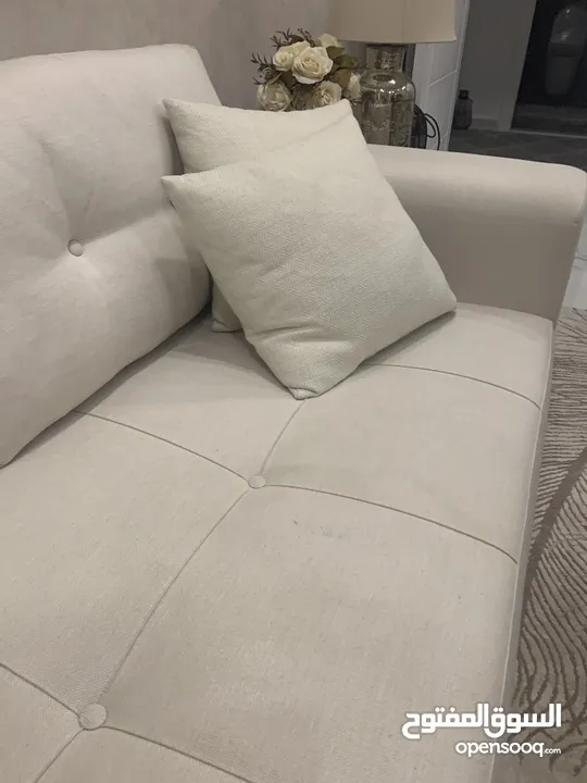 طقم كنب حرف L استعمال مناسبات فقط