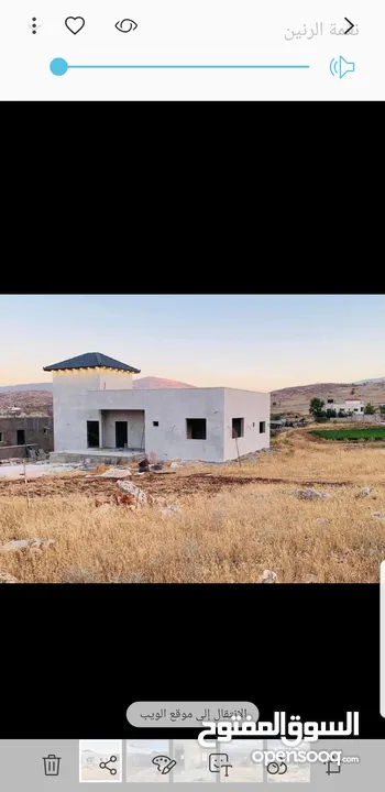 بيت مكون من طابقين  في مخبم عسكر القديم