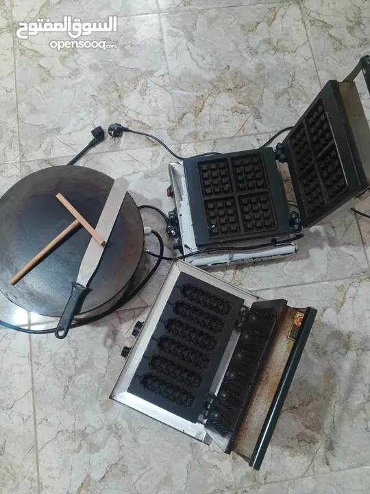 جهازين وفل وكريب استعمال شهرين فقط شبه جديد