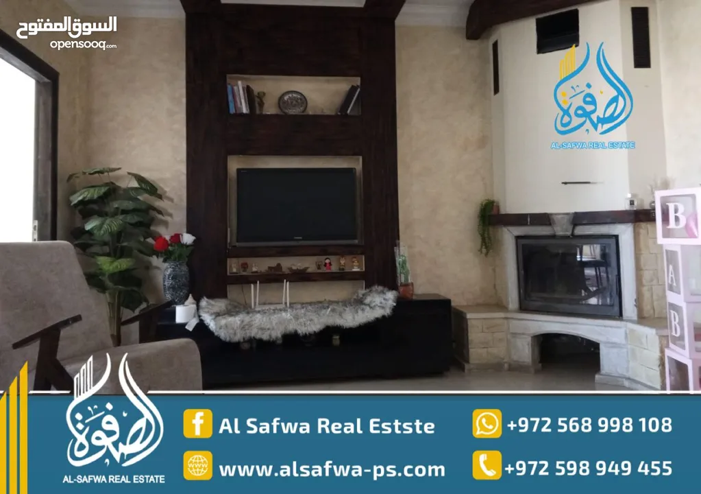 شقه مفروشه للايجار بتونيا قرب مفرق الحتو