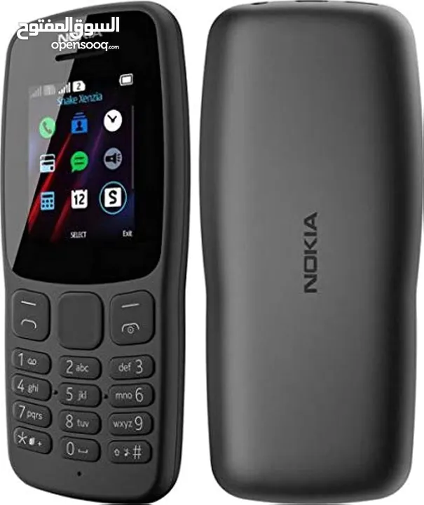 لكل اللي بيحتاجو موبايل صغير جنب موبايلهم النهاردة وفرنالكم عرض ميتفوتش Nokia 106+ساعة تاتش اسود