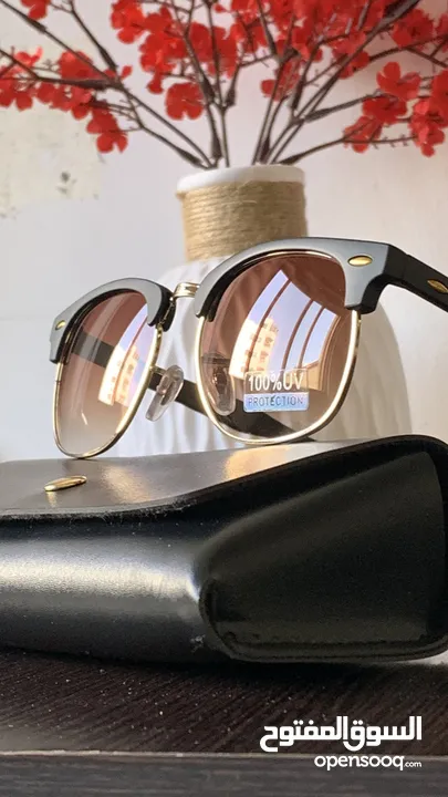 نظارة شمسية فخمة شبيهة بقصة rayban