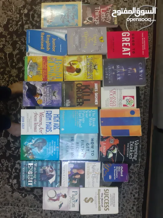 Books available for sale