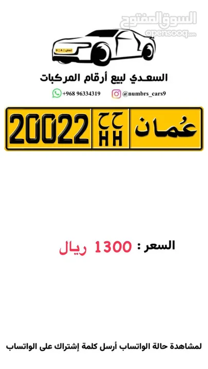 رقم مميز 20022