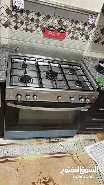 غاز فريجيدير شبه جديد اقل من 6 شهور