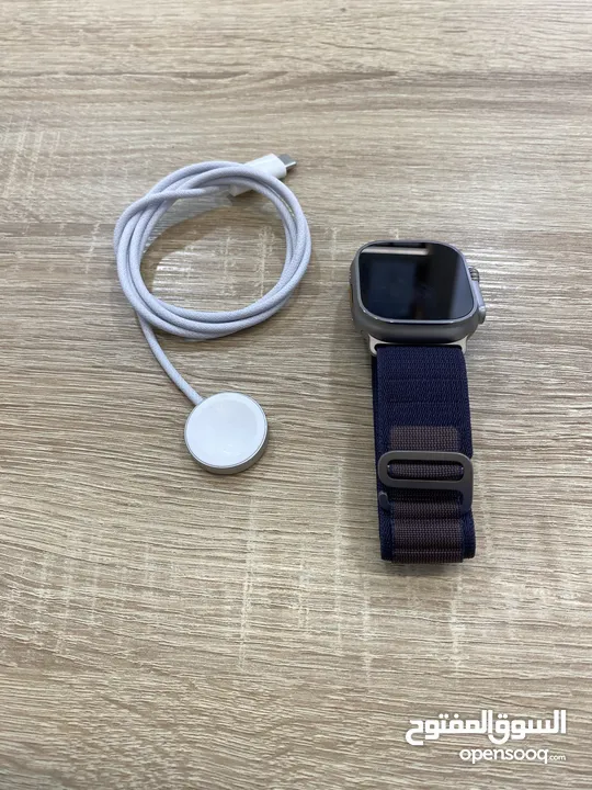 Apple watch ultra 2  جديدة غير مشغلة بدون الكرتونة بطارية 100% مع جميع ملحقاتها الاصلية