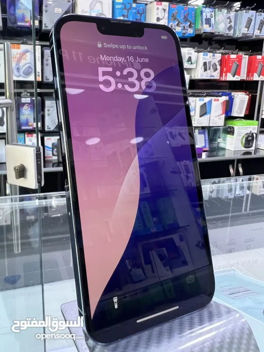 Used iPhone 13 Pro (256 GB) ايفون 13 برو  256 جيجابايت مستعمل بحالة ممتازة  غير مفتوح او مصلح نهائي