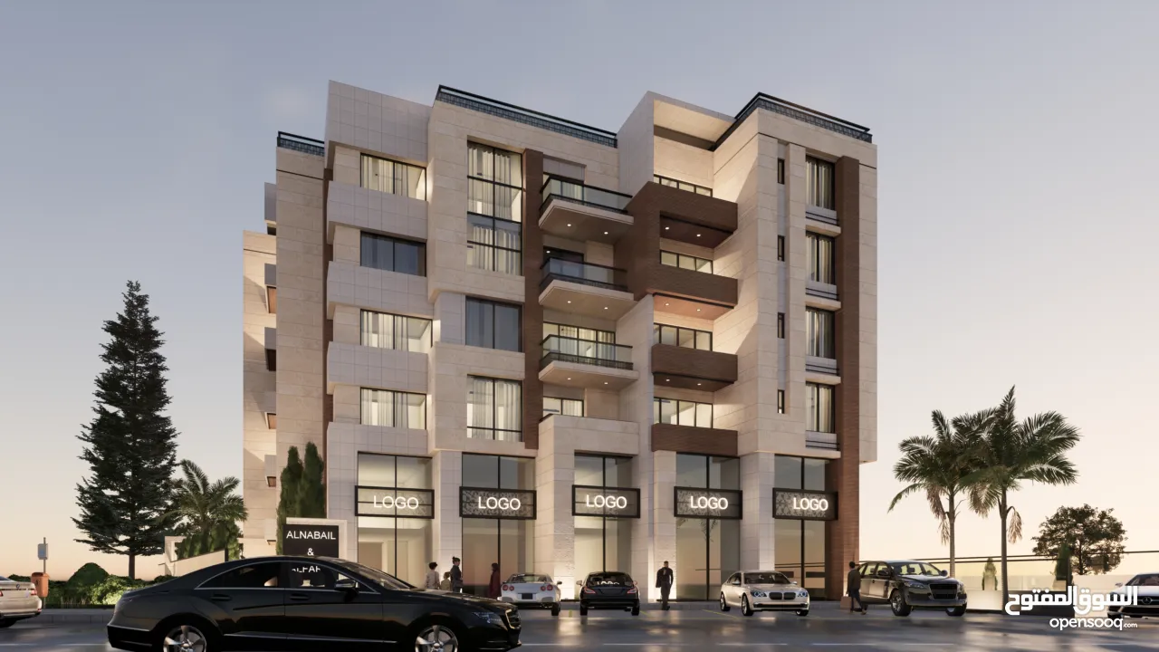 شقة 135متر للبيع بالقرب من شارع القدس و الدفاع المدني مكونة من 3 غرف نوم, حمامين,صالون,مطبخ و بلكون