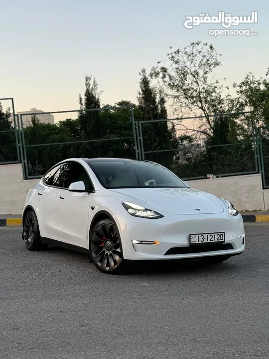 TESLA MODEL Y Performance 2021 تيسلا بيرفورمانس دول موتور فحص كامل بسعر مغرري