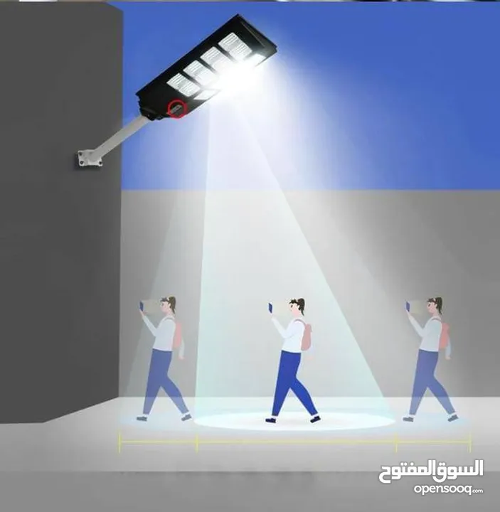كشاف الطاقة الشمسية الجديد كلياً كفالة سنة كاملة قوي جدا خلية شمسية مضادة للعوامل الجوية والكسر