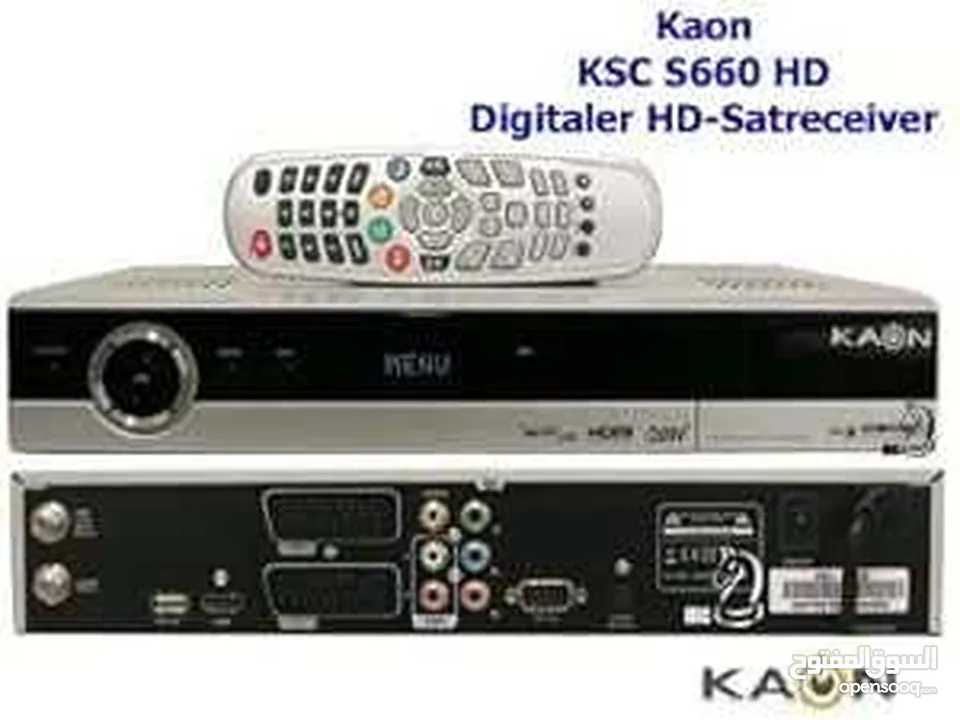 رسيفر ديجيتال فل اتش دي كاون فاخر بحالة ممتاز للبيع Kaon digital receiver full HD