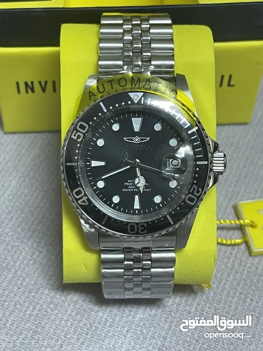 ساعة انفيكتا - invicta watch black new