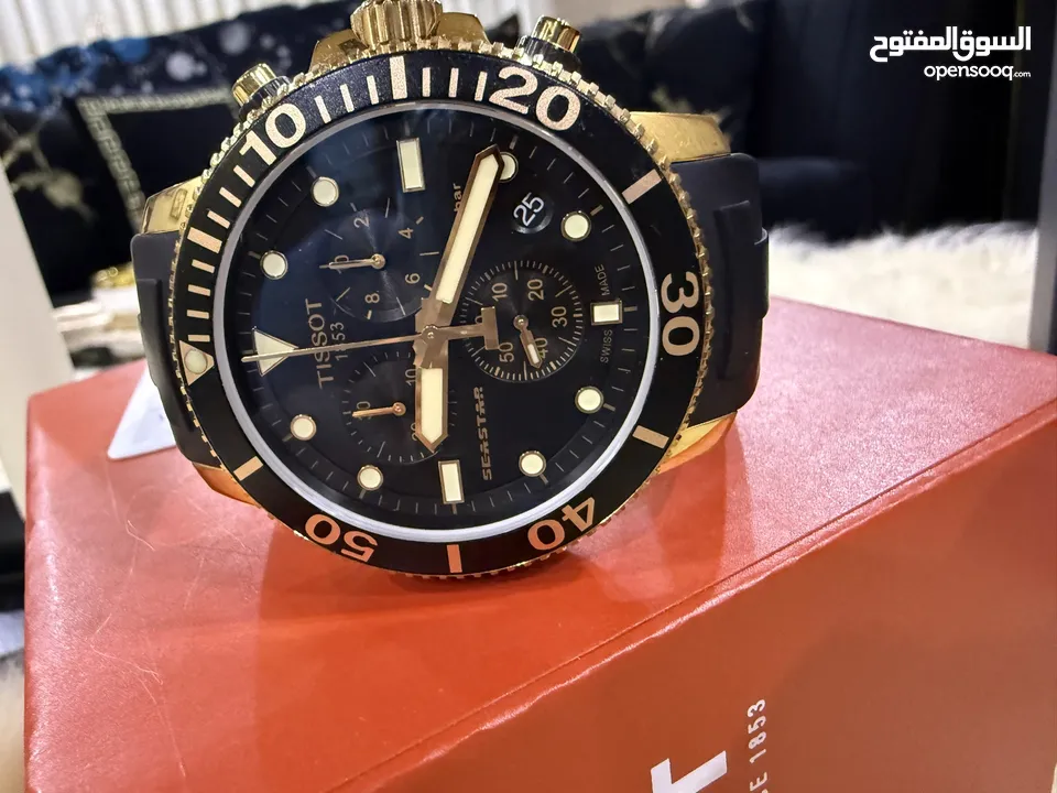 ساعة رجالي TISSOT تيسو seastar بحالة ممتازة