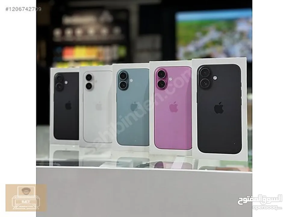 iPhone 16 128GB  جديد كفالة شرق اوسط