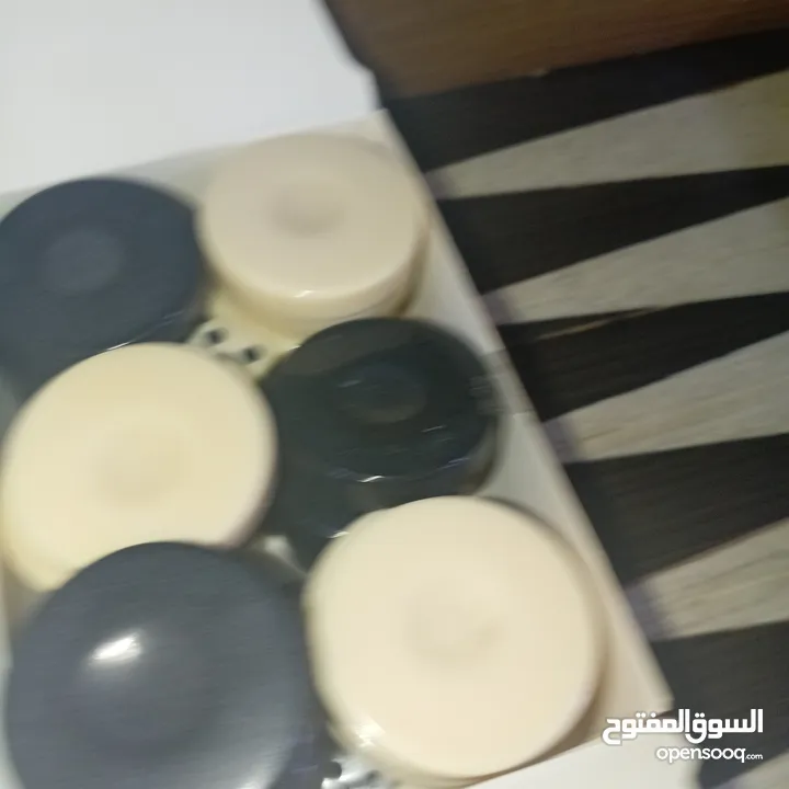 صندوق طاولة زهر قهاوي حجاره عظم حجم ضخم 50 سم صناعه سوري.  ثقيله.  للمحترفين