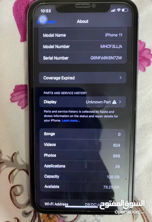 Iphone 11 128gb 80%oraginal battery