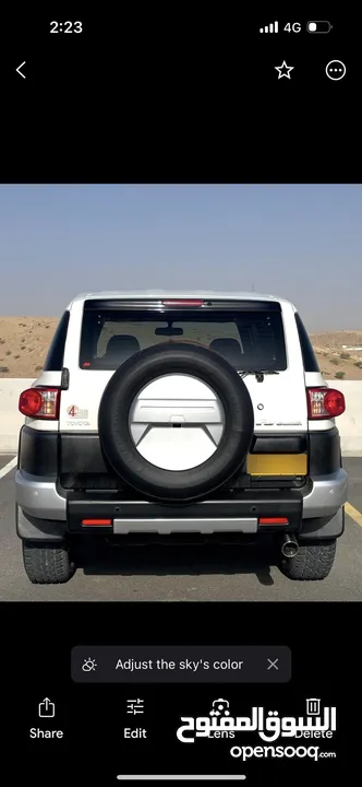 Toyota fj 2013 خليجي