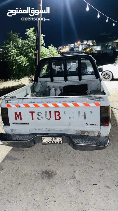 مستبيشي 1998 L200 لون ابيض للبيع اقساط دفعه 1000بحاجت ترخيص منتهي 6اشهر للستفسار