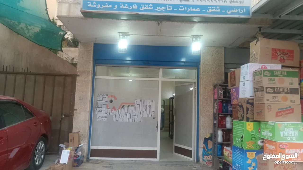 محل تجاري للايجار في جبل طارق بجانب بقالة الهدى  بعد اسواق طارق باتجاه قهوة سكر. موقع حيوي. خط باص