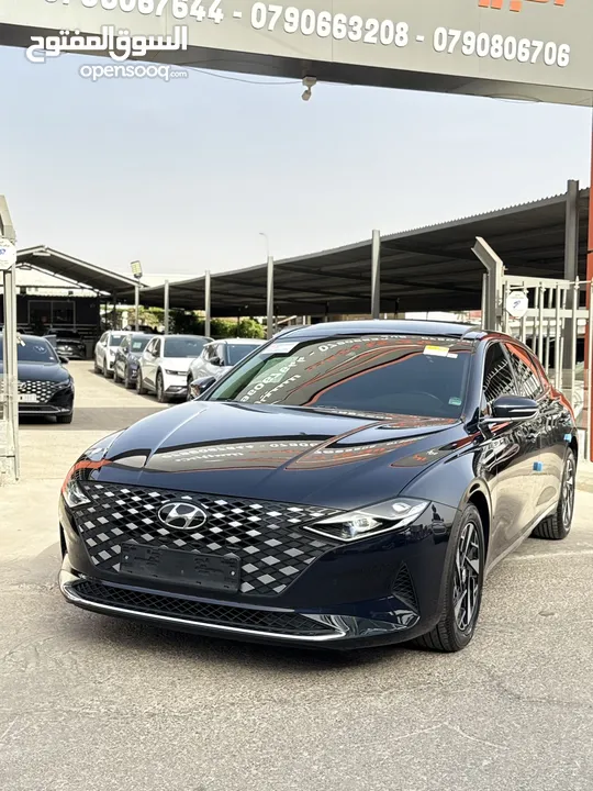 هونداي جرانديور ( ازيرا ) 2021 هايبرد فل اضافات اعلى صنف بريميوم بلس برستيج وارد كوريا فحص كامل