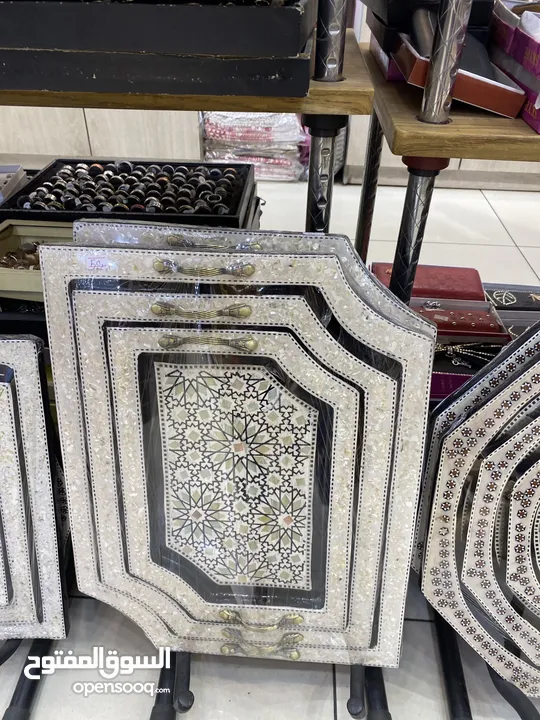 طقم صواني صدف
