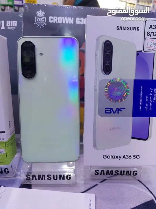جهاز اخو الجديد 128g 16ram Samsung A36 5G مع بكج هدايا