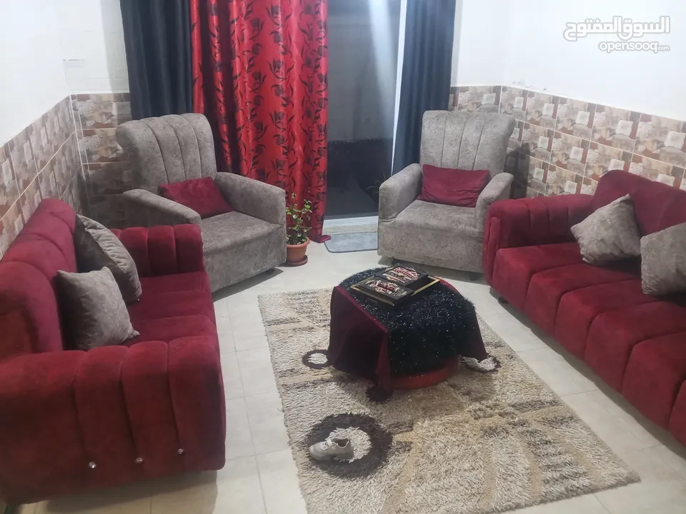 طقم كنب 7 مقاعد شرحات  شمواه  وكاااله