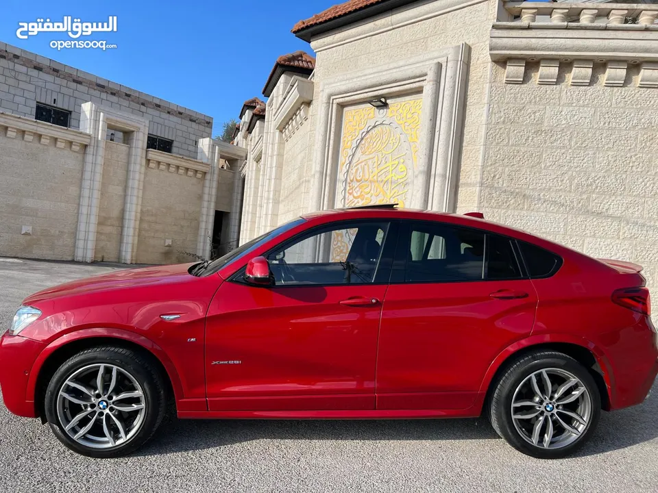 BMW X4 ام بكيج شركه ماطور 2000 بنزين توين تيربو . موديل 2015 ماشي 80000 فقط عداد حقيقي 4×4