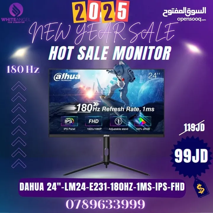 اقوى عرض  امتلك شاشه MONITOR MSI 27 INCH 120HZ IPS جديد كفاله عام ب 109 د فقط