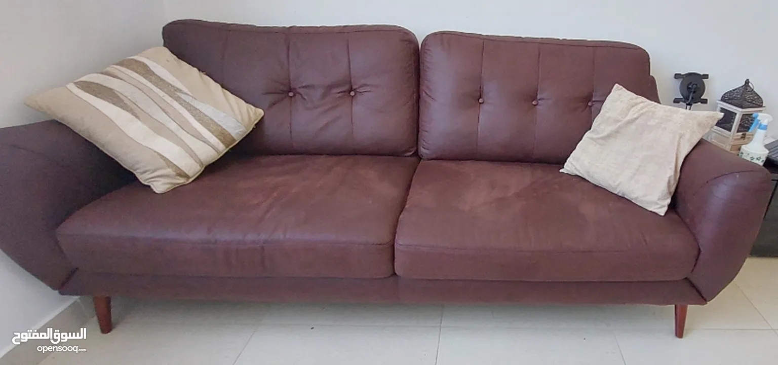 Leather sofa