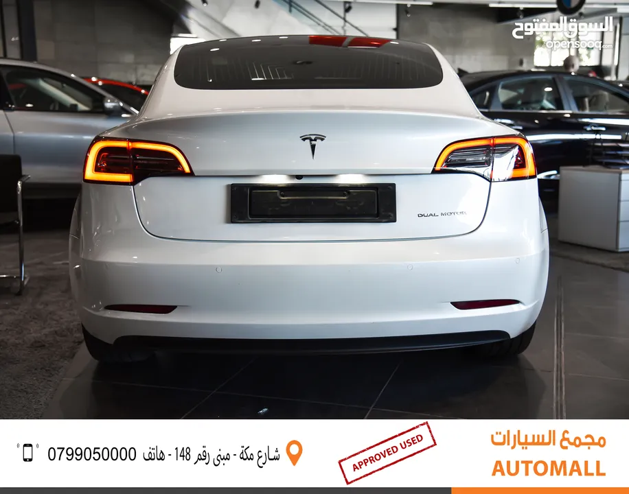 تسلا 3 لونج رينج 2020 Tesla Model 3 Long Range Dual Motor